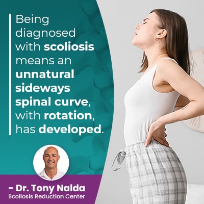 Being diagnosed with scoliosis