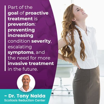 Part of the goal of proactive treatment