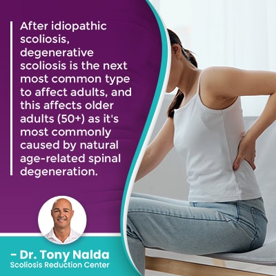after idopathic scoliosis degenerative