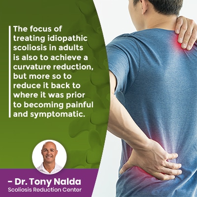 the focus of treating idiopathic