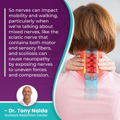 so nerves can impact mobility