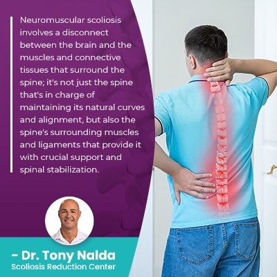 neuromuscular scoliosis involves a