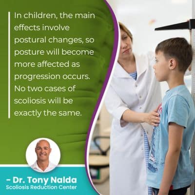 In children the main effects