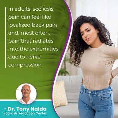 in adults scoliosis pain