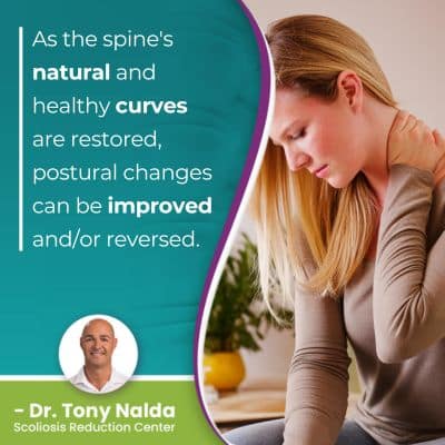 as the spine's natural