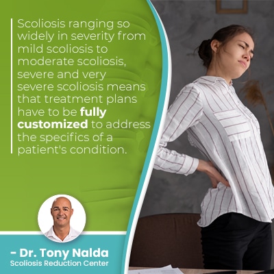 scoliosis ranging so widely in