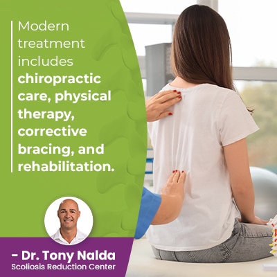 Modern treatment includes chiropractic care