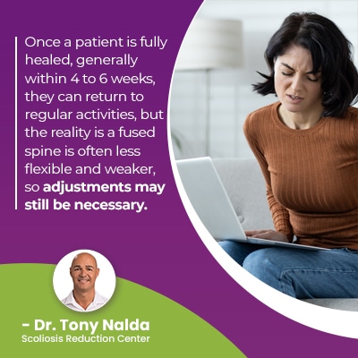 A visual representation of the quote from the text starting with “Once a patient is fully healed"