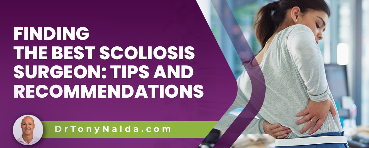 A featured image post for the blog titled: “Finding the best scoliosis surgeon"