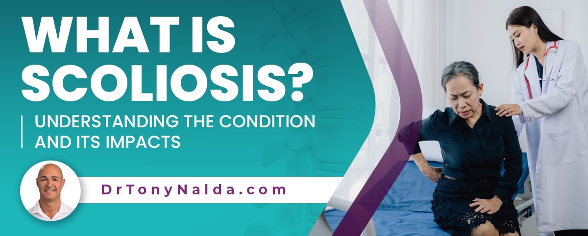 A featured image post for the blog titled: “What is Scoliosis Understanding the Condition and Its Impacts"